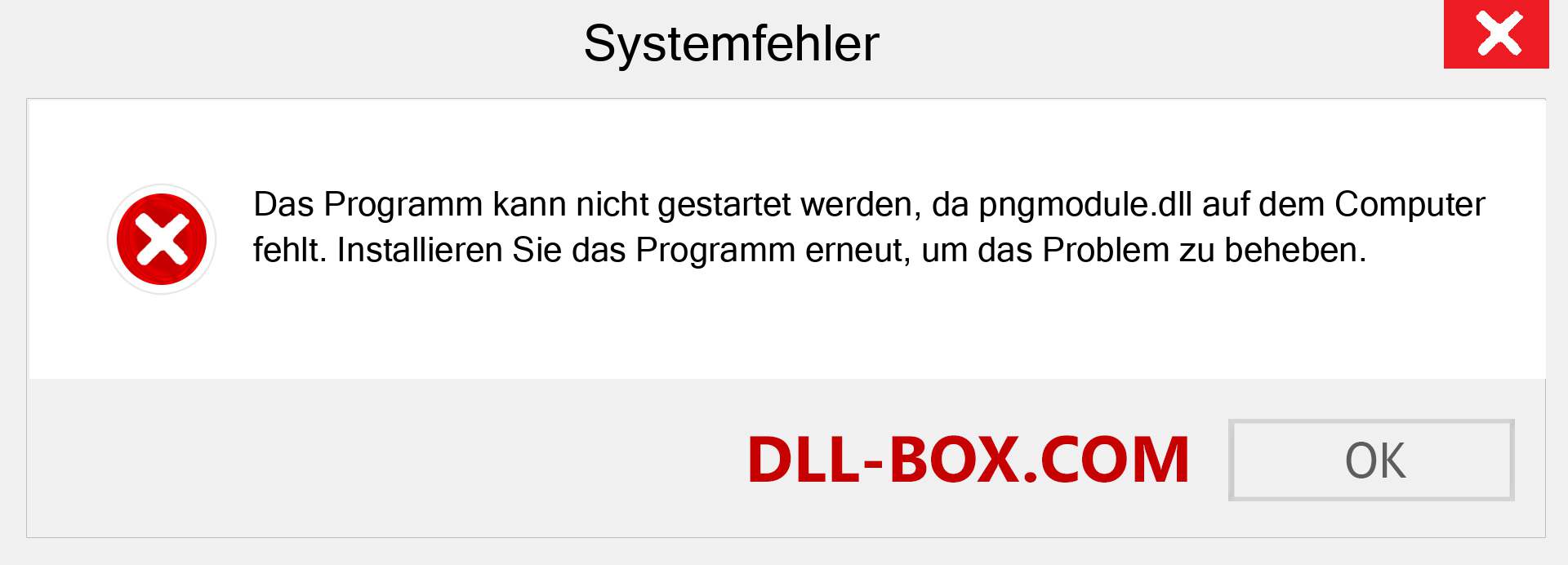 pngmodule.dll-Datei fehlt?. Download für Windows 7, 8, 10 - Fix pngmodule dll Missing Error unter Windows, Fotos, Bildern